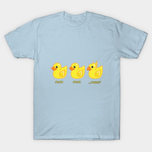 Final Fantasy "Duck Duck... Kweh?" T-Shirt by LittleBearArt